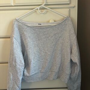 Garage SoftTerry Off Shoulder Sweatshirt
